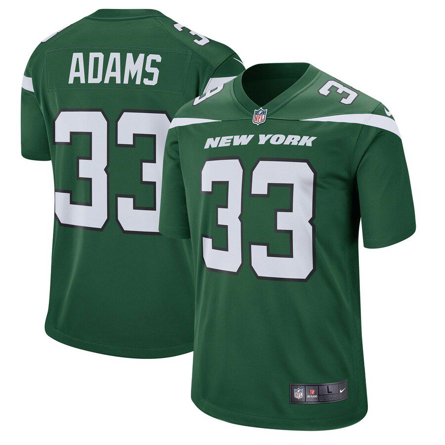 Men New York Jets 33 Jamal Adams Nike Gotham Green Game NFL Jersey